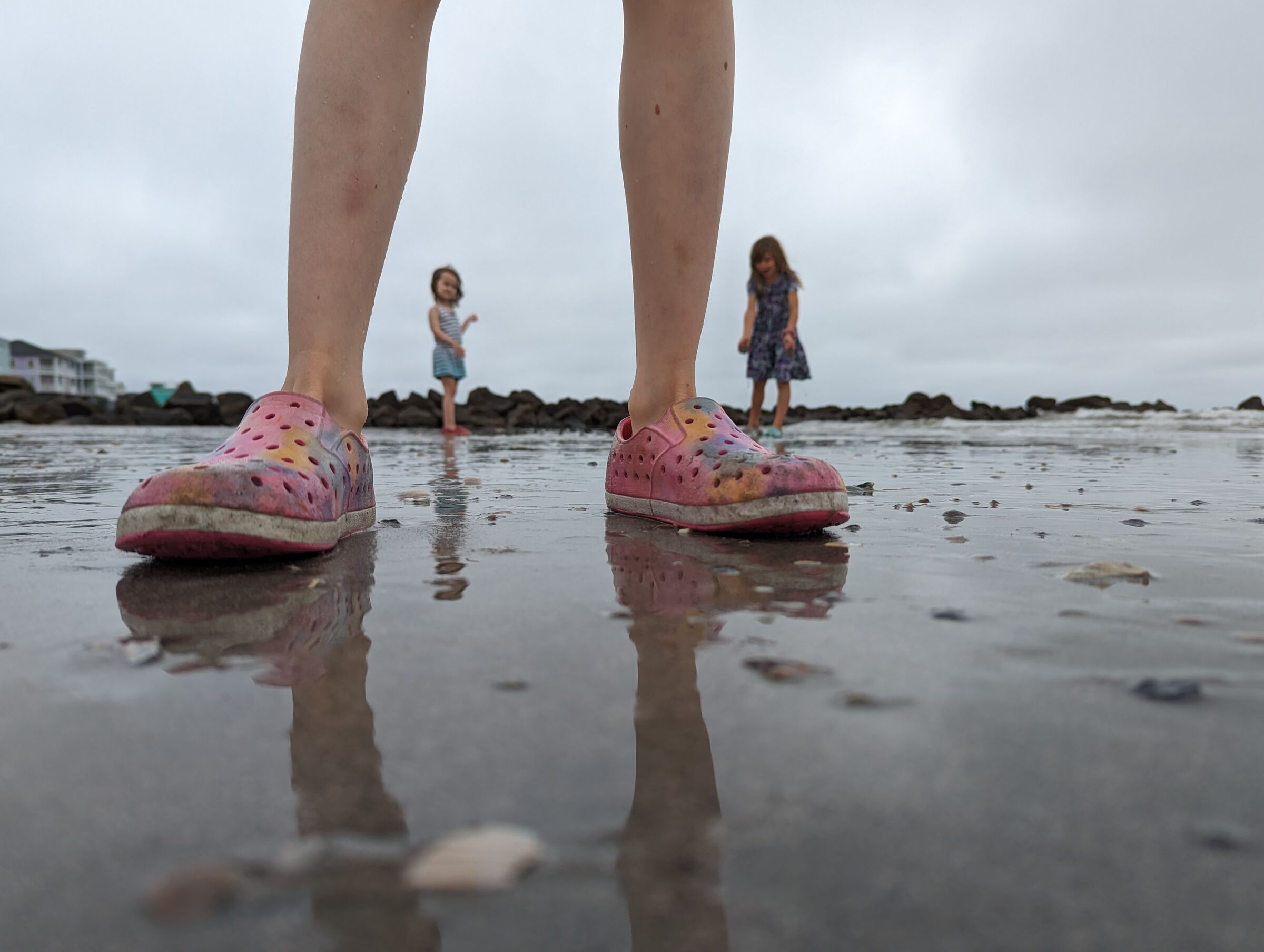Untitled beach photo of optical illusion